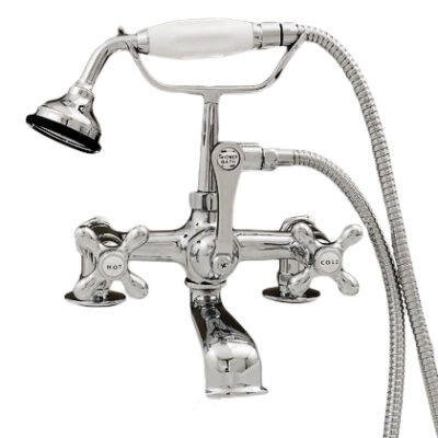 diverter tub faucet with hand spray