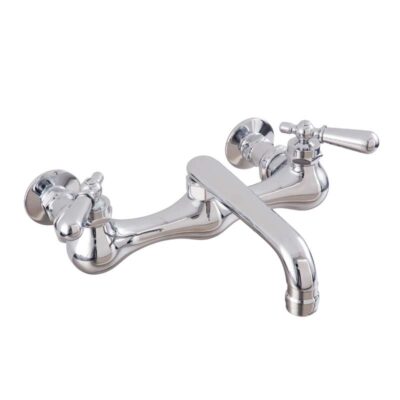 wall mount kitchen faucet swivel spout p0829