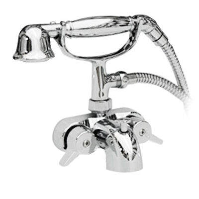 economy claw tub faucet with handspray