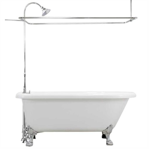classic claw foot tub package with shower canada