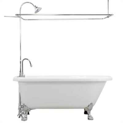 Classic Acrylic Claw Tub with Shower