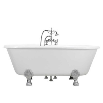 Double ended claw tub with Gooseneck faucet canada