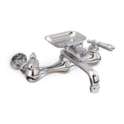 Wall mount kitchen faucet