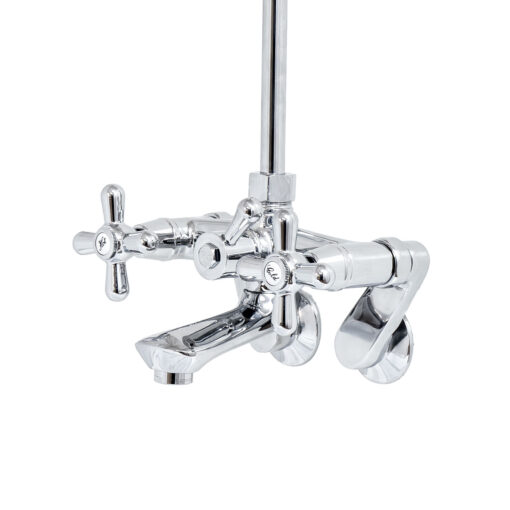 Classic Style Wall Mount Exposed Shower and Faucet - Image 3