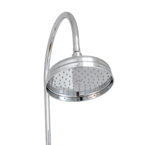Wall mount exposed shower Victorian shower head