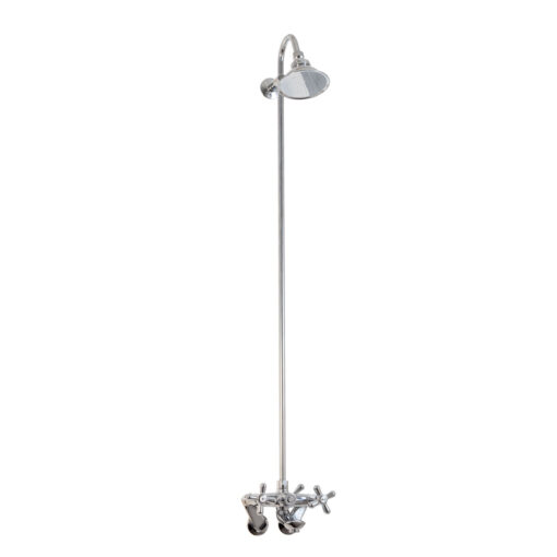 Classic Wall Mount Exposed Shower and Faucet
