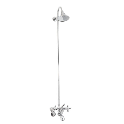 Vintage Wall Mount Exposed Shower and Faucet Set