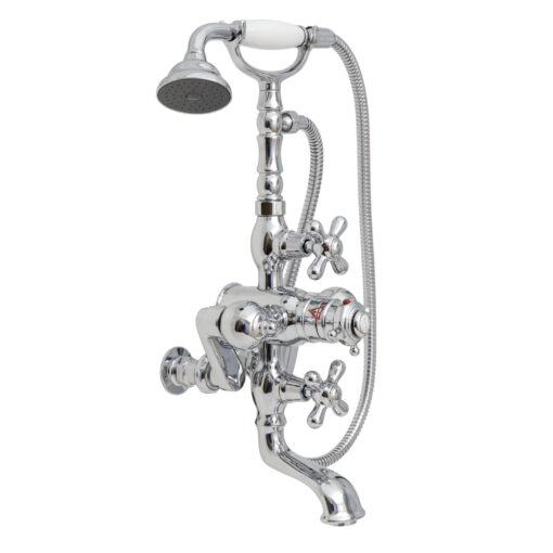 Victorian Thermostatic Tub Faucet with Hand Spray
