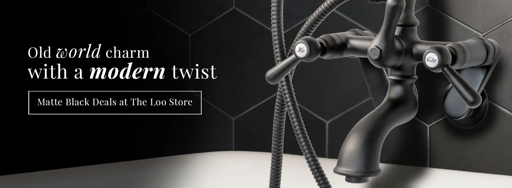 Clawfoot tub faucets from the Loo Store Canada